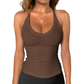 📢📢50% OFF !! ⏰Women's Ribbed V-Neck Tank Top