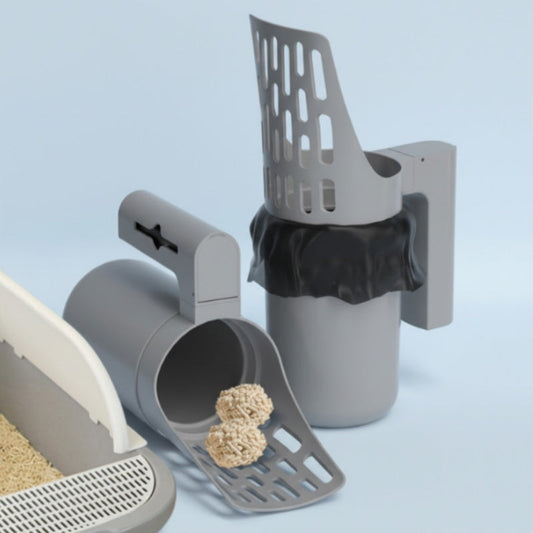 📢📢50% OFF !! ⏰Cat Litter Scoop with Trash Can