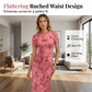 📢📢40% OFF !! ⏰Women's Floral Mesh Mermaid Midi Dress