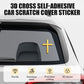 📢📢50% OFF !! ⏰3D Cross Self-Adhesive Car Scratch Cover Sticker
