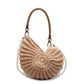 📢📢40% OFF !! ⏰Knitted Seashell Tote Bag with Pearl Strap