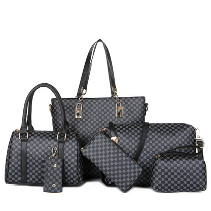 📢📢50% OFF !! ⏰6-Piece Women's Fashion Handbag Set