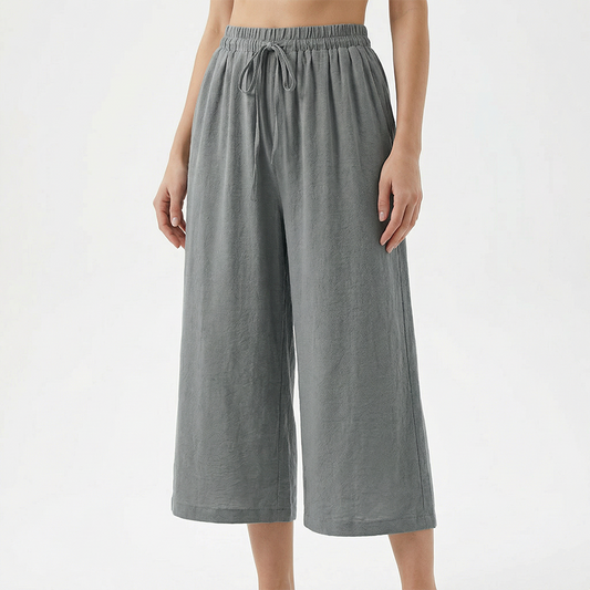 📢📢50% OFF !! ⏰Women's Casual Drawstring Waist Capri Pants
