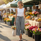 📢📢50% OFF !! ⏰Women's Casual Drawstring Waist Capri Pants