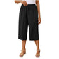 📢📢50% OFF !! ⏰Women's Casual Drawstring Waist Capri Pants