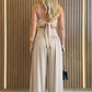 📢📢50% OFF !! ⏰Sleeveless Cutout Wide-Leg Jumpsuit with Back Tie