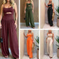 📢📢50% OFF !! ⏰Sleeveless Cutout Wide-Leg Jumpsuit with Back Tie