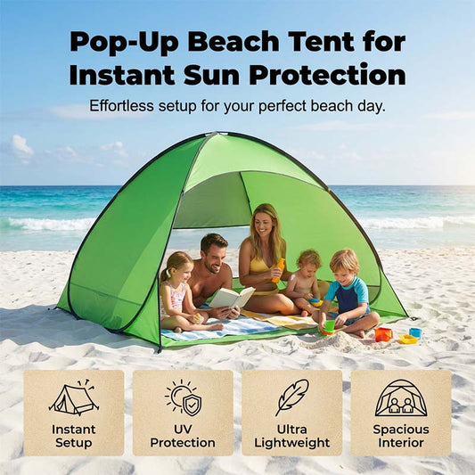 📢📢40% OFF !! ⏰Automatic Pop-Up Beach Tent