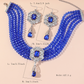 📢📢50% OFF !! ⏰Luxury Crystal Choker & Earring Set