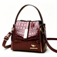 📢📢40% OFF !! ⏰Glossy Crocodile Pattern Women's Handbag
