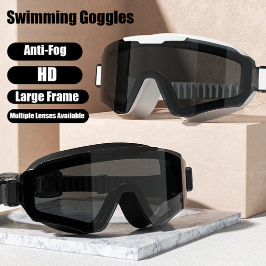 📢📢50% OFF !! ⏰Anti-fog & HD Large Frame Swimming Goggles