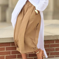 📢📢50% OFF !! ⏰Women's Casual Pleated Wide-Leg Cropped Pants