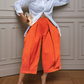 📢📢50% OFF !! ⏰Women's Casual Pleated Wide-Leg Cropped Pants