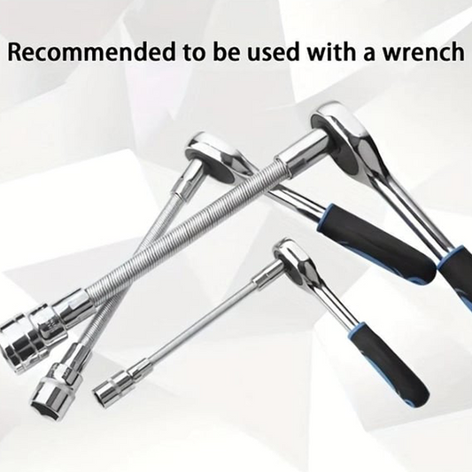 📢📢50% OFF !! ⏰Flexible Socket Extension Bar for Ratchet Wrench