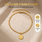 📢📢50% OFF !! ⏰Gold Initial Anklet with Figaro Chain