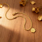 📢📢50% OFF !! ⏰Gold Initial Anklet with Figaro Chain