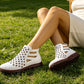 📢📢40% OFF !! ⏰Women's Breathable Hollow-Out Flat Shoes