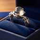 Gothic Crystal Ball Hand Ring