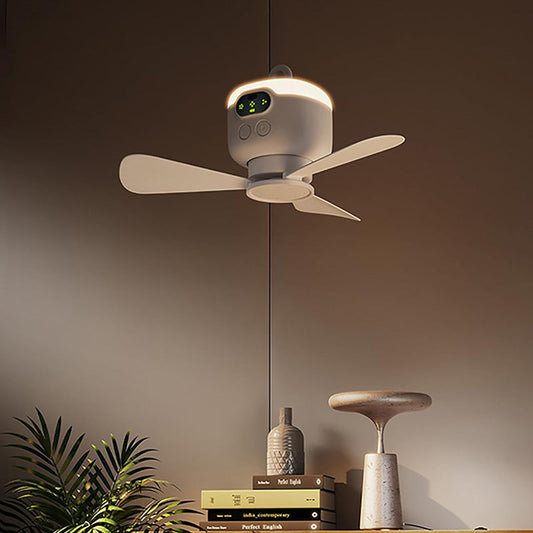 📢📢40% OFF !! ⏰Rechargeable Ceiling Fan with LED Light