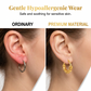 Women's Textured Hoop Earrings