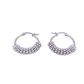 Women's Textured Hoop Earrings