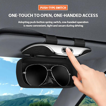 📢📢50% OFF !! ⏰Car All-Inclusive Sun Visor Glasses Storage Box