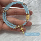 📢📢BUY 1 GET 1 FREE !! ⏰Double-Wrap Rosary Beaded Bracelet