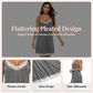 📢📢50% OFF !! ⏰Women's Lace Trim V-Neck Nightgown Slip Dress