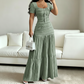 📢📢40% OFF !! ⏰Women's Square Neck Bodice & Maxi Skirt Set