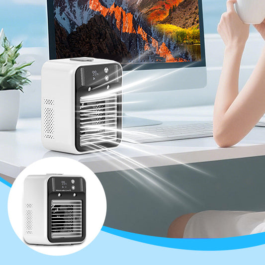 📢📢40% OFF !! ⏰Portable Air Conditioner with Mist Humidifier