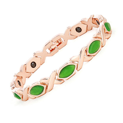 📢📢50% OFF !! ⏰Cross & Cat's Eye Magnetic Bracelet