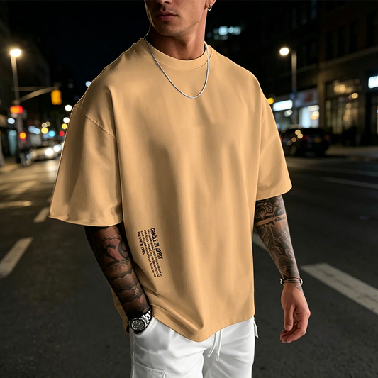 📢📢50% OFF !! ⏰Men's Urban Style Loose Fit Short Sleeve Shirt