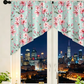 📢📢50% OFF !! ⏰Botanical Print Rod Pocket Window Curtains