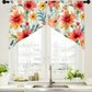 📢📢50% OFF !! ⏰Botanical Print Rod Pocket Window Curtains