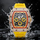 📢📢50% OFF !! ⏰⌚Men's Luxury barrel-shaped watch Rhinestone Embellished Watch