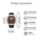 📢📢50% OFF !! ⏰⌚Men's Luxury barrel-shaped watch Rhinestone Embellished Watch