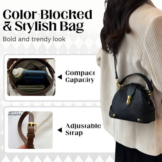 📢📢40% OFF !! ⏰Color-Blocked & Stylish Bag