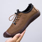 📢📢50% OFF !! ⏰Slip-on Soft Leather Hollow Hiking Shoes