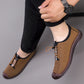 📢📢50% OFF !! ⏰Slip-on Soft Leather Hollow Hiking Shoes