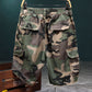 📢📢40% OFF !! ⏰Men's Studded Camo Cargo Shorts