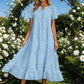 📢📢40% OFF !! ⏰Women's Elegant V-Neck Short Sleeve Dress