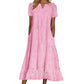 📢📢40% OFF !! ⏰Women's Elegant V-Neck Short Sleeve Dress