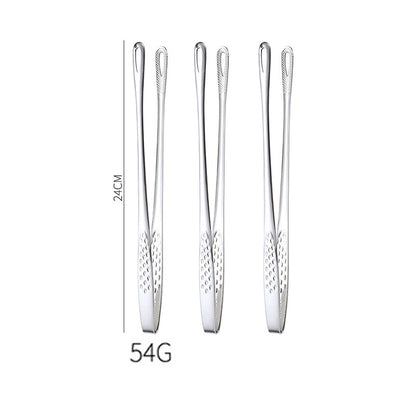 📢📢50% OFF !! ⏰28cm Super Long Stainless Steel Grill Tongs