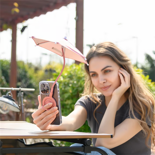 📢📢50% OFF !! ⏰Magnetic Phone Umbrella with Ring Stand for Sun