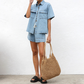 Casual Shirt & Shorts 2-Piece Set