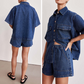 Casual Shirt & Shorts 2-Piece Set