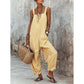 📢📢40% OFF !! ⏰Women's Casual Striped Spaghetti Strap Jumpsuit