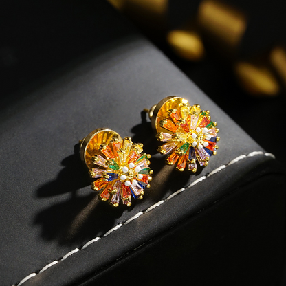 📢📢50% OFF !! ⏰Colorful Firework Stud Earrings for Women