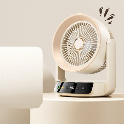 📢📢50% OFF !! ⏰Quiet Desktop Fan with Smart LED Display