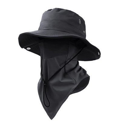 📢📢50% OFF !! ⏰Breathable Fisherman Hat with Detachable Face Mask